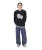 OHY Hairy Dual Cube Knit – Black