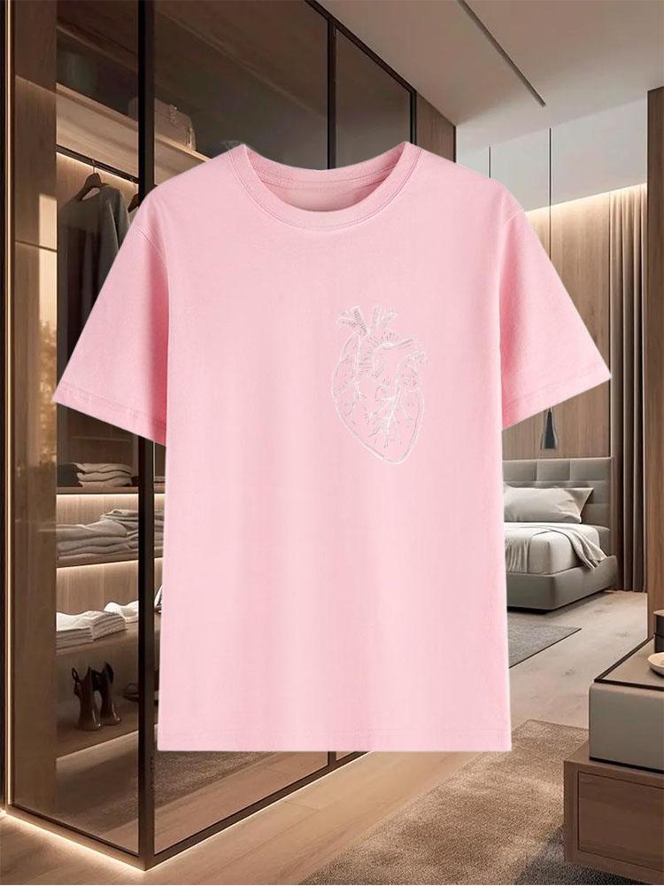 Summer Men's Pure - Cotton T - Shirts Sleeve Design Offering a Casual Versatile and Trendy Look as an Upper Garment