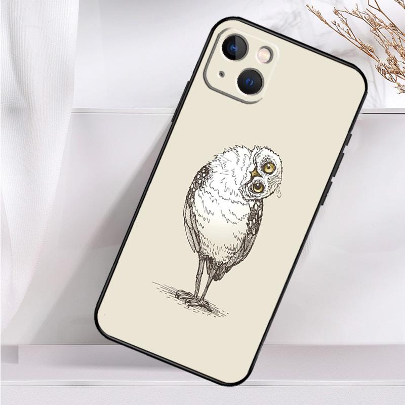 Cute Owl Cartoon Shockproof Case For iPhone 17 16 Pro Max 11 14 15 Plus 12 13 Mini 16e 17 Air Phone Cover