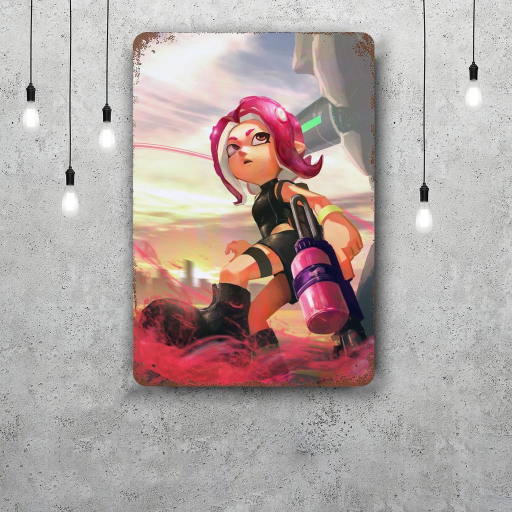 octo expansion video games Vintage Metal Tin Signs Posters Decor Retro Metal Plaque Wall Art Decor for Garage Bar