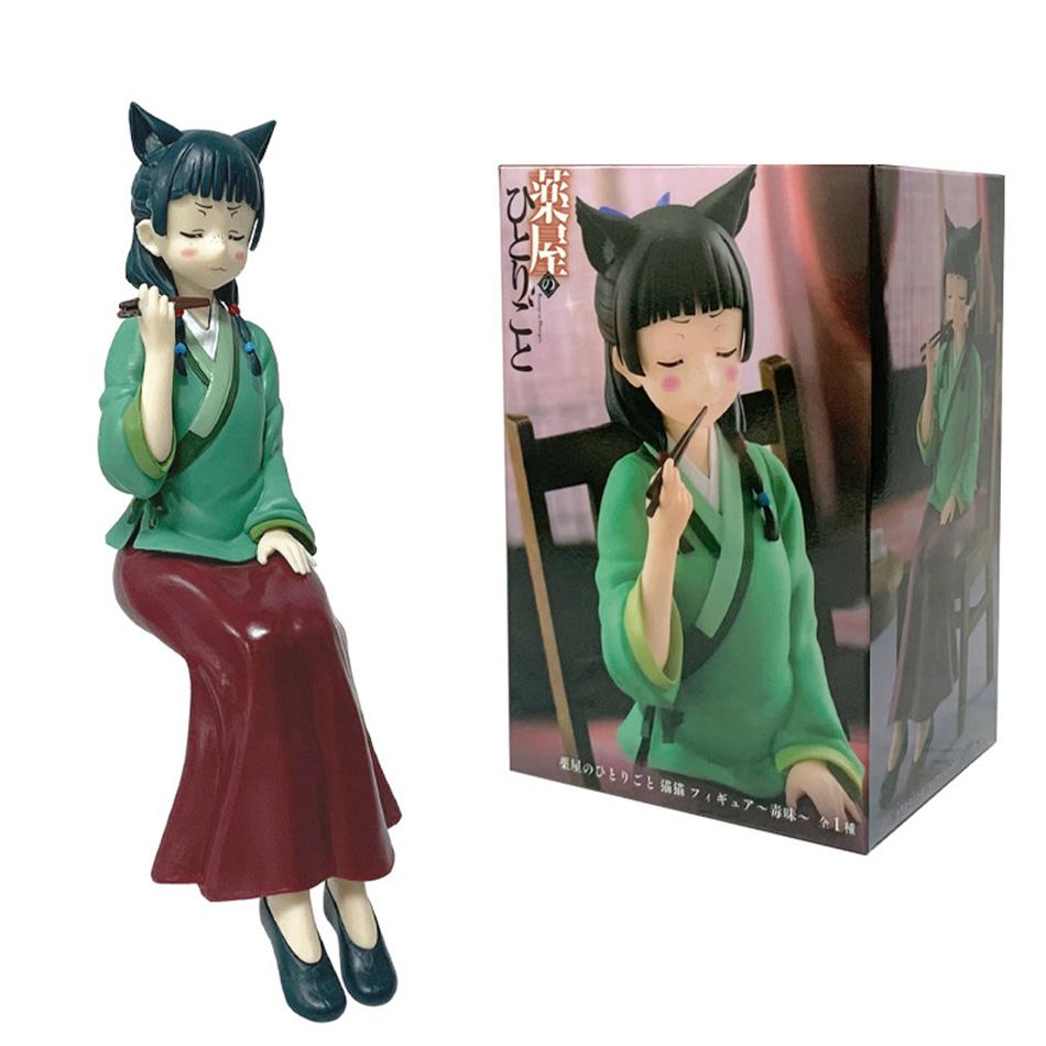13.5-17cm The Apothecary Diaries Sitting And Standing Style Mao Mao Action Figure Anime PVC Model Collectible Toys
