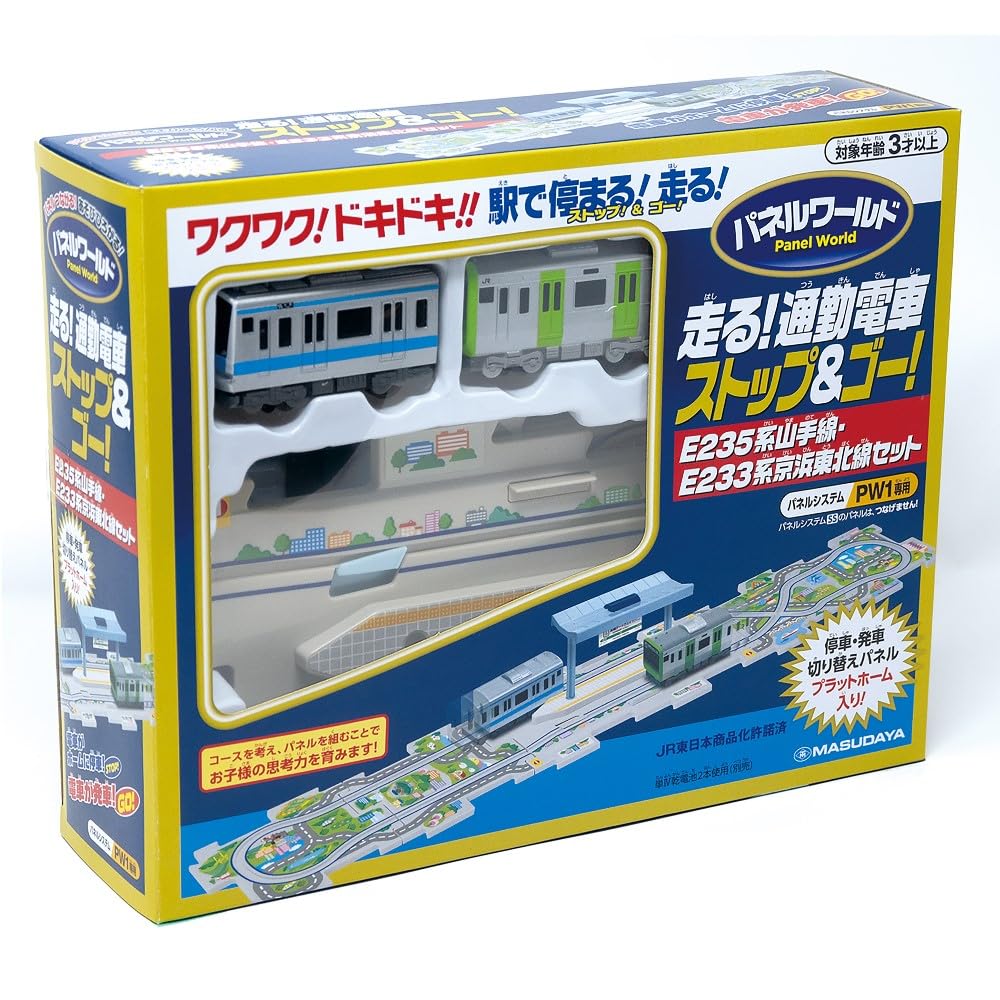 Masudaya Corporation Panel World Commuter Train Stop E235 Series Yamanote Line E233 Series Line Set Running! & Go! & Keihin-Tohoku