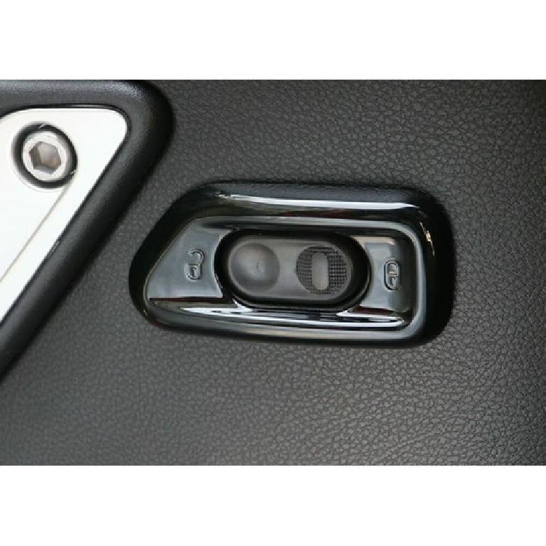 Door Handle Lock Switch Decor Cover Trim For Jeep JK JKU Wrangler 2011-17 Black
