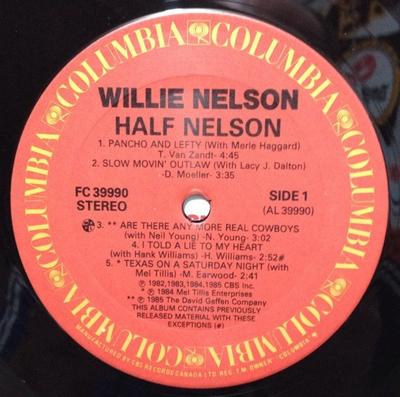 LP Schallplatte WILLIE NELSON Half Nelson FC39990 Columbia 1985 Kanada CountryFolk Gebraucht