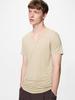 UNIQLO 486849 Heattech V Neck Short Sleeve T-shirt Warm High Functionality