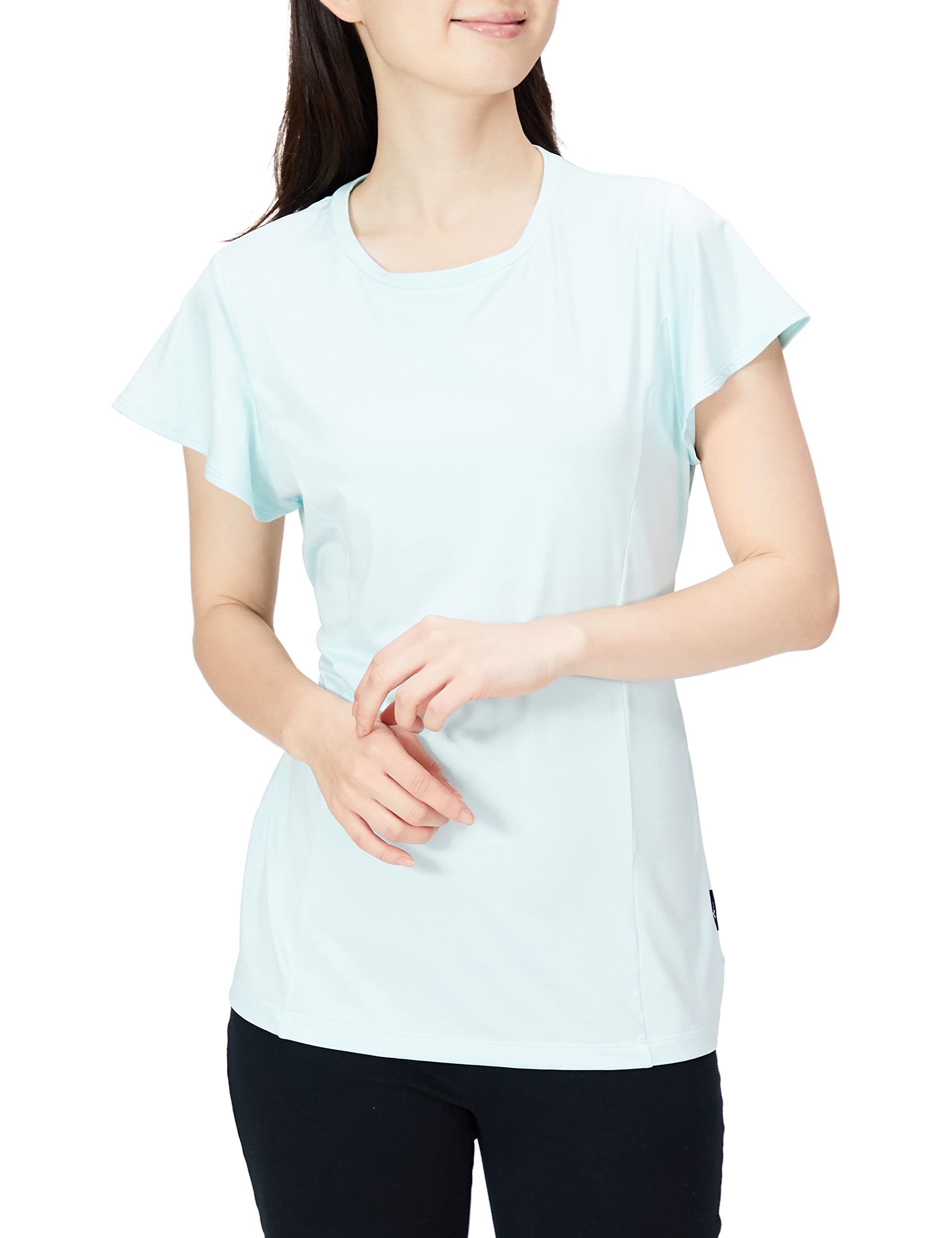 

DFY505 ME Short Sleeve UV Size L Size CW-X/Wacoal Women s T-Shirt, Moisture-Wicking, Quick-Drying, Antibacterial, Odor-Resistant, Protection, (Japan