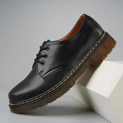 Couple Work Shoes Available In Multiple Colors British Style Luxury Outdoor Brand Thick Bottom Oxford Shoes Lace Up Safety Shoes
