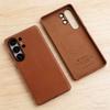 Capa de Couro Genuíno Melkco para Samsung Galaxy S26 Ultra S25 Plus S26+ Couro Bovino Cera de Óleo Tampa Magnética com Proteção para Lente Carregamento