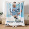 Haaland (22) Customize Your Name Blanket Throw Customizable Blanket Ultra-Soft Perfect for Sofa Living Room Chair Nap Four Seasons Universal