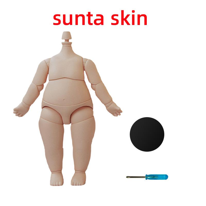 YmY big pear Doll body small 1/6 size S-hook for BJD ob joint Doll Movable body Big Head doll accessories