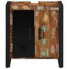 Bathroom Cabinet with Shelf Brown Solid Upcycled Wood