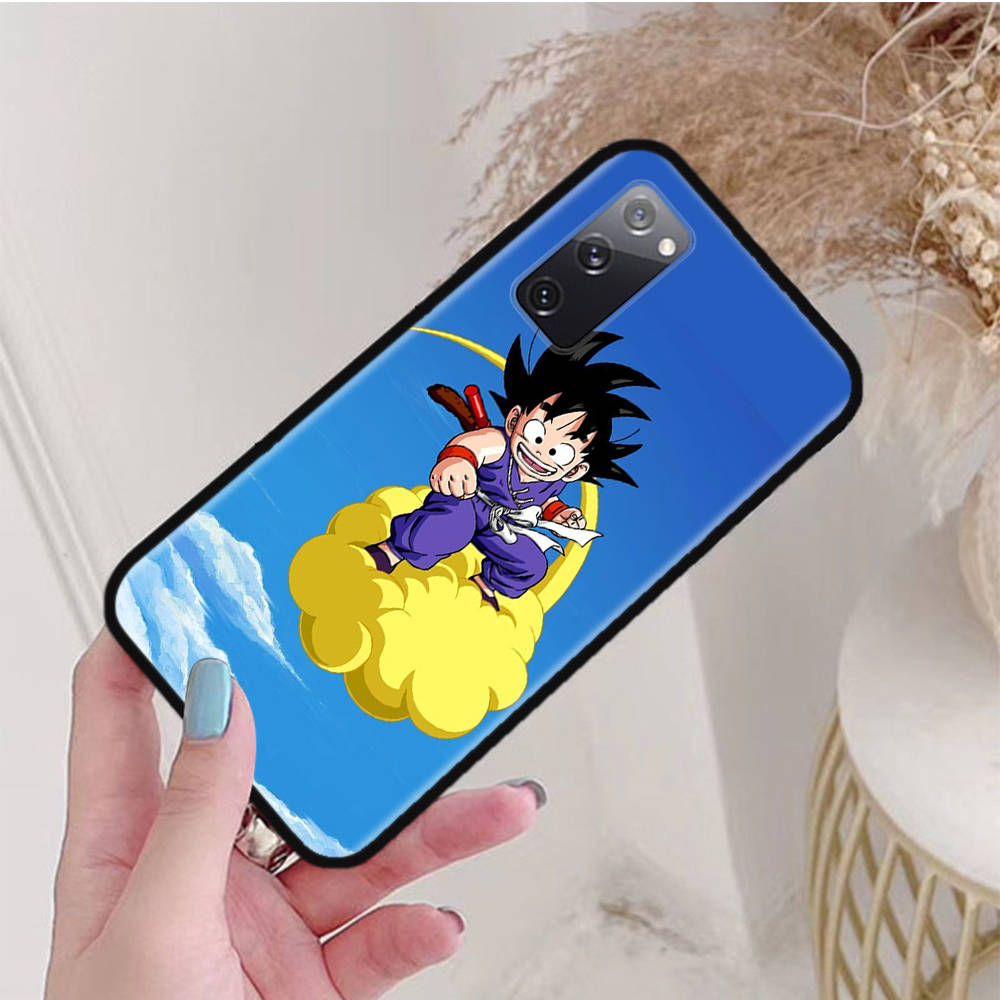 Black Case for Xiaomi Poco X6 X4 M5 M6 F5 F6 C65 C55 C50 C51 C40 Pro Redmi 14C A3X 13C 12C 11T 10A 9C Note 7 6 8A Plus W-87 Dragon Ball Little Goku
