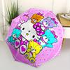 1pc Hello Kitty Auto Personality Personality Umbrella 8-Bone Design Compact Gear for Outdoor Travel, Perfect Helloween Chrismas Gift for Friends or Fa