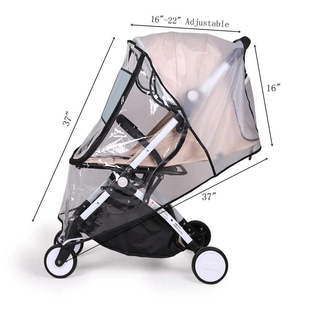 Transparenter Kinderwagen Regenschutz Universal Wasserdichter Schutz Baby Kinderwagen Buggy Kinderwagen Regenschutz