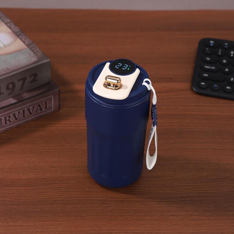 Hochwertiger Becher Heiß- und Kalt-Vakuumisolierter Becher Edelstahlbecher Tragbarer Wasserbecher