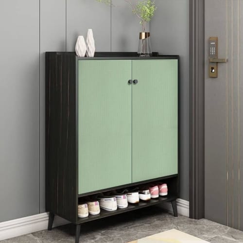 Peelable Wallpaper Stickers, Stylish, Thick, Opaque, 10m X 44cm, Self-Adhesive, Waterproof, Cutting Sheet for Bathrooms and Kitchens (Green)