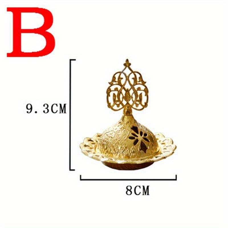 

Винтажная металлическая курильница для благовоний, переносная буддийская курильница, домашний декор для офиса и дома
