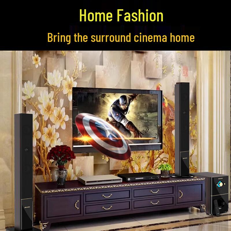 SANSUI GS-6000 Home Theater Karaoke System CN plug (adapter included)