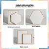 Square Pine Wood Canvas Frame Set: Solid Wood Painting Panels & Creative Drawing Boards for Kids