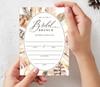 Inkdotpot 30A  FeathersA  Fill-In Style Bridal Shower Invitations Wedding Blank