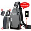 Men's Chest Bag New Fashion Korean Style Casual Sports Water Proof Oxford Chest Crossbody Bags for Men Shoulder Messenger Bag