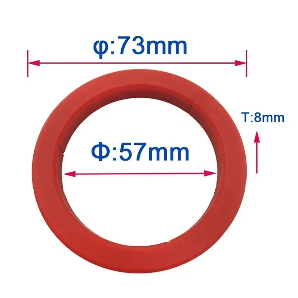 E61 Silicone Group Gasket 8.0mm Group Head Kit For Coffee Machines O-Ring Gasket Coffeeware Leak-Proof Seal 73x57x8mm