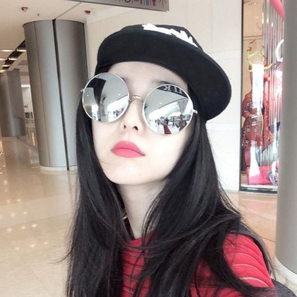 Retro Oversized Round Sunglasses Women Mirrored Lens Metal Frame Eyewear Glasses Color Silver Sl At A Low S On Joom E Commerce Platform Retro Oversized Round Sunglasses Women, Round Mirror Lens Metal Frame Sunglasses