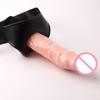 Men Strap On Dildo Panties Wearable Hollow Penis Lengthen Sleeve Strapon Dildo Pants Harness Belt for Man Sex Toys for Woman Gay