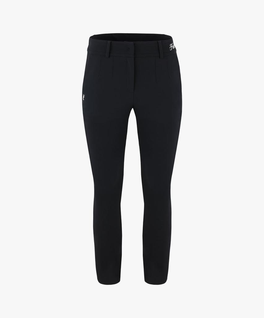 FAIRLIAR GOLF High-Waisted Straight-Fit Pants (Black)