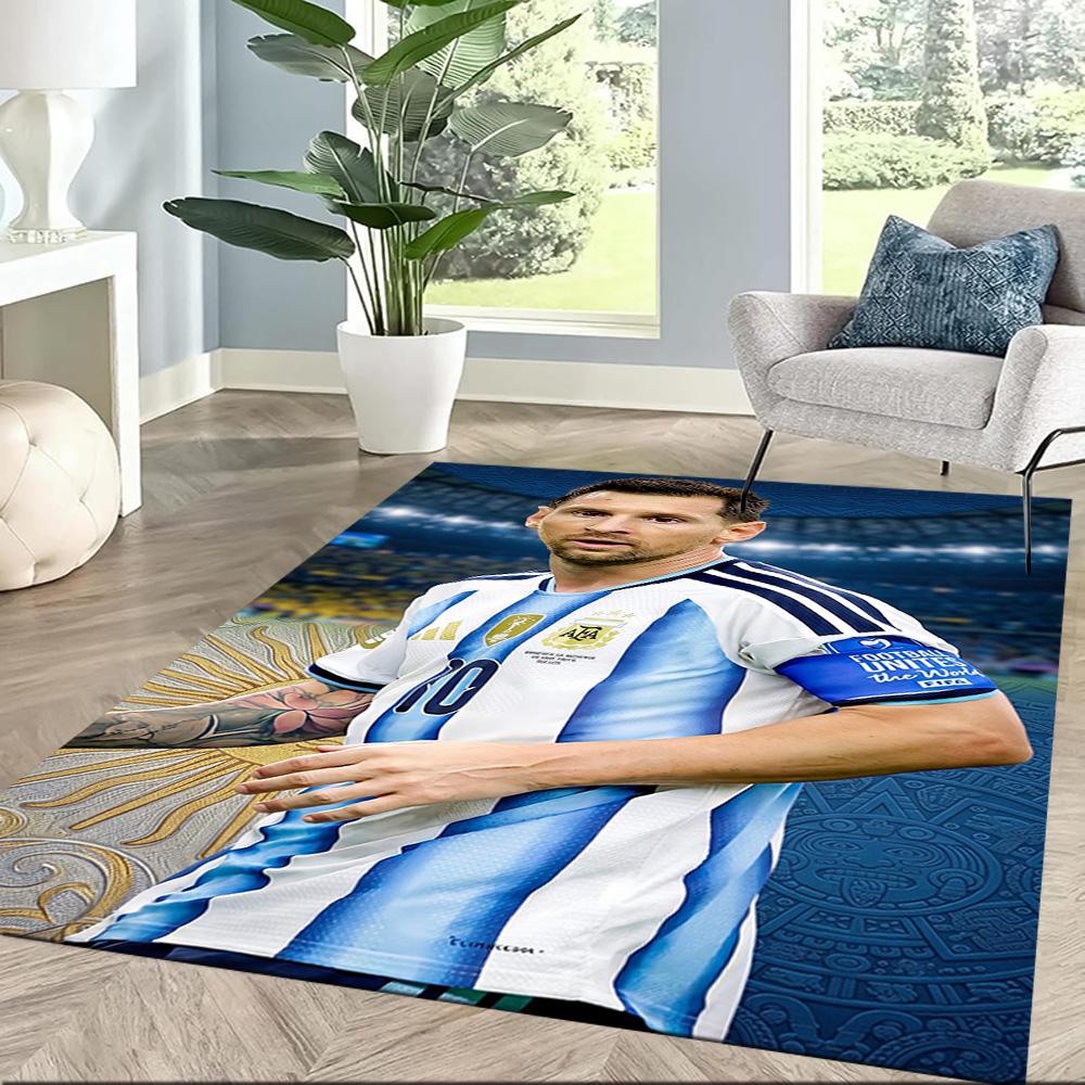Messi 496 Floor Mat Suitable for Decorate Room Study Room Entryway Outdoor Antislip Carpet Anime Office Decor Spiritual Gift