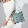 Luxus-Stickerei-Handtasche für Damen PU-Leder Quaste Umhängetasche Designer-Henkeltasche Marke Damen-Schultertasche bolso