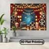 2D plane - 1 movie night polyester photography background banner indoor and outdoor decoration banners