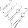 Stainless Steel Beef Meat Clasps Duck Goose Turkey Hooks Roast Duck Bacon Hook BBQ Storage Hanger Bread Hook Tools Accessories