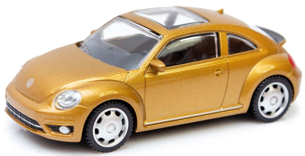 Volkswagen Beetle Zlatý Model Auta 1:43 Sběratelské autíčko
