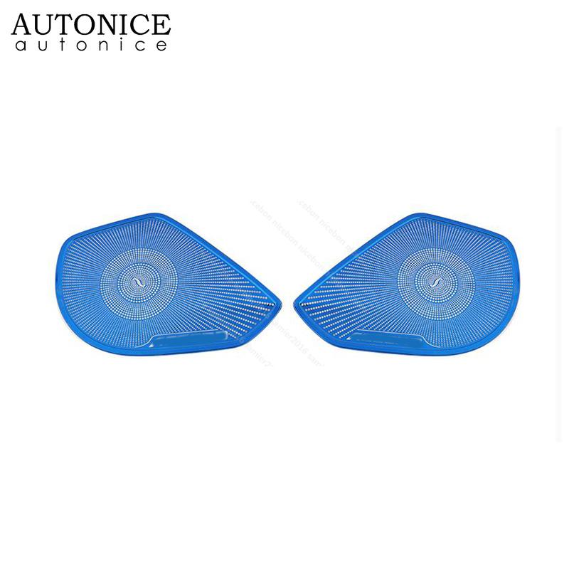 2pcs Stainless Steel Door Stereo Speaker Panel Cover Trim Fit for Honda Accord 2018