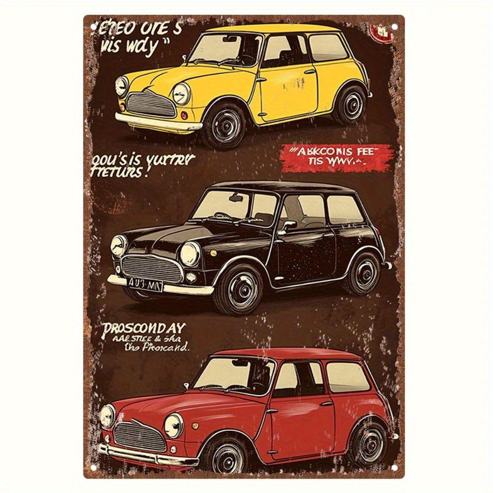 Lada Retro Metal Tin Sign Garage Wall Decor Vintage Car