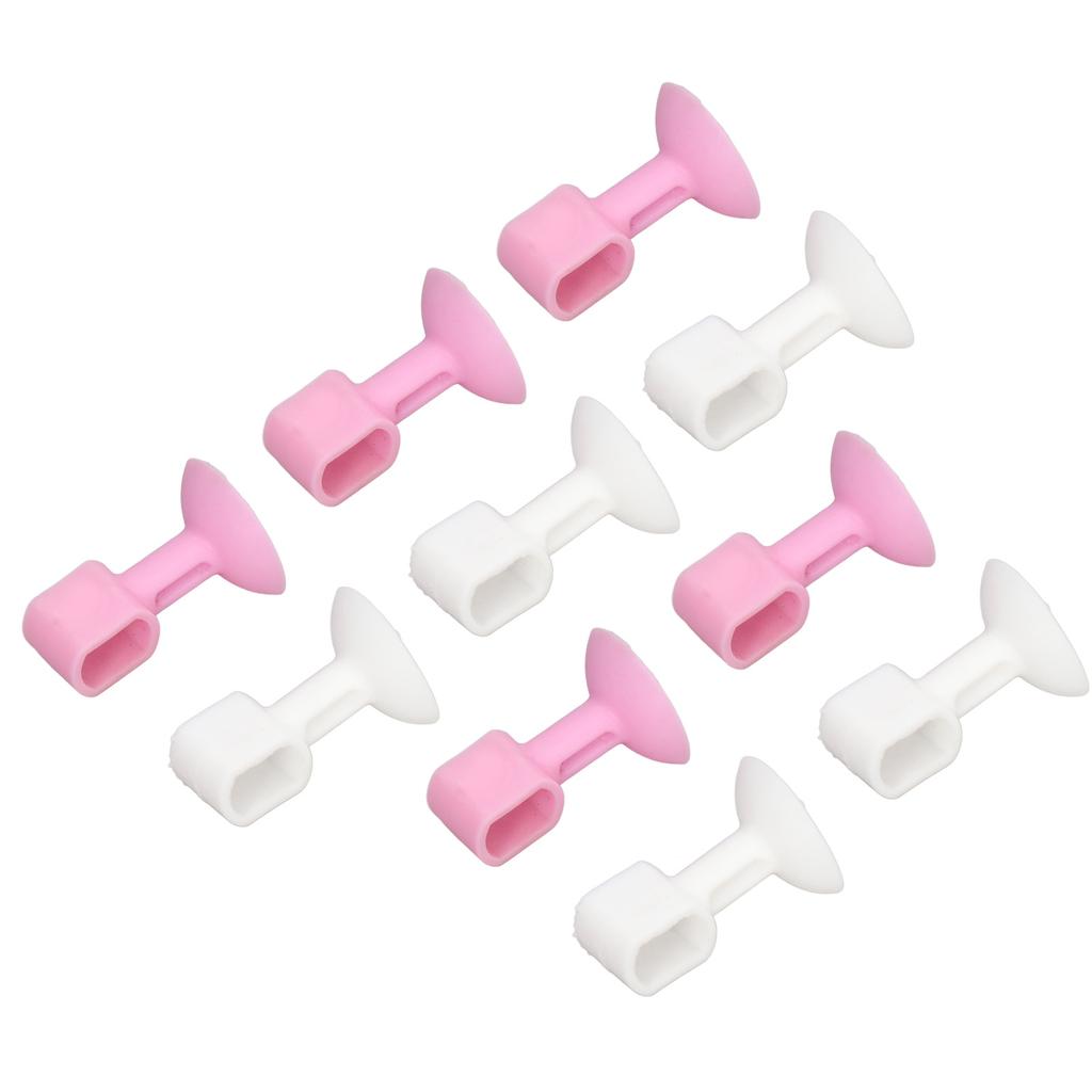 10 BUC Suport Ușă Mașină de Spălat Roz Alb Cauciuc Menține Uscat Suport Ușă Mașină de Spălat pentru Uscare Corectă