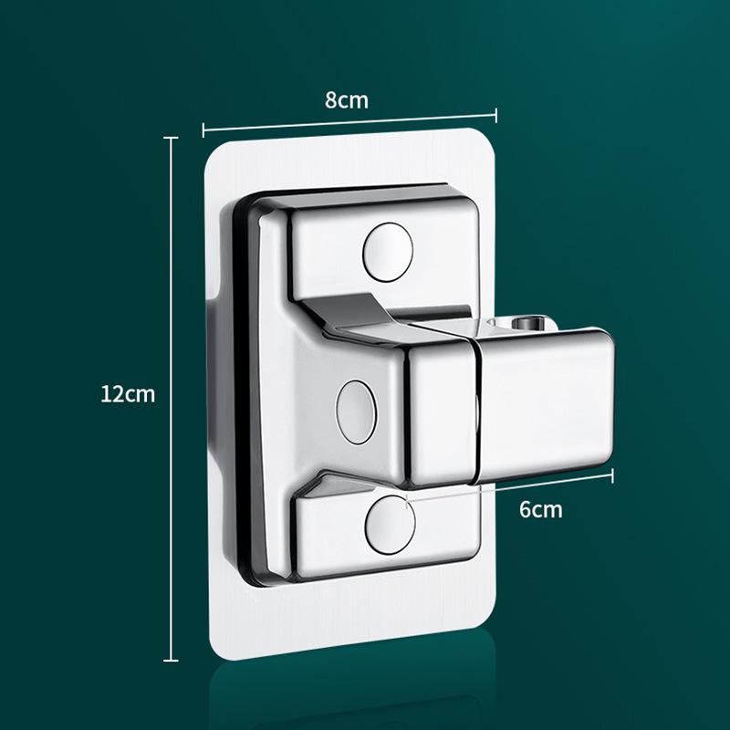 Adjustable Punch-Free Shower Head Holder - Wall Mount Bathroom Rain Shower Hanger