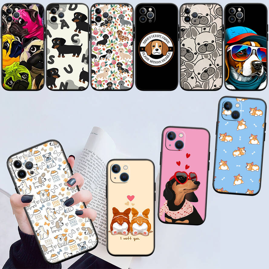 Cartoon Cute DOG Phone Case for Motorola Edge 60 60s 70 G86 G56 G54 E14 G04S G45 G54 G64 X30 X40 X50 S30 S50 Pro Power Tylus