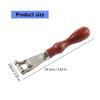 Craftsmanship Wood Handle Leather Press Wheel for Artistics Creation Comfortable Control and Long Time Use
