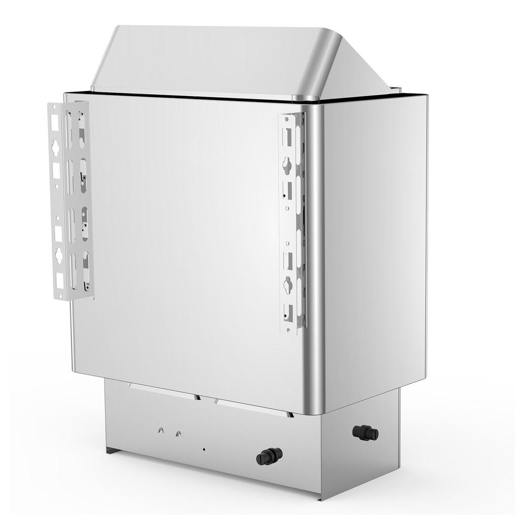 9KW Saunasteinofen 380V-415V Nass&Trocken Elektrischer Saunaofen mit integrierter Steuereinheit Edelstahl Saunasteinofen