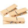 Clothes P Wooden Clothesp, 15 PCS Sturdy and Heavy Duty Natural Wood Clips for Hanging Clothes Photo Pictures Crafts Small Classroom Decorative Cheer