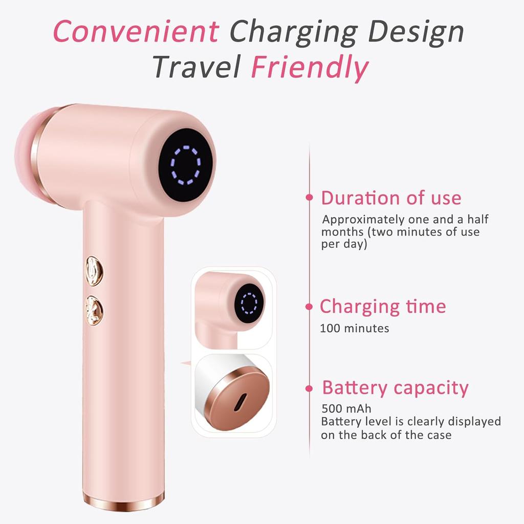 4 in 1 Facial Cleansing Brush Electric Face Wash Brush Waterproof Portable Face Scrubber for Exfoliating Blackhead Massaging