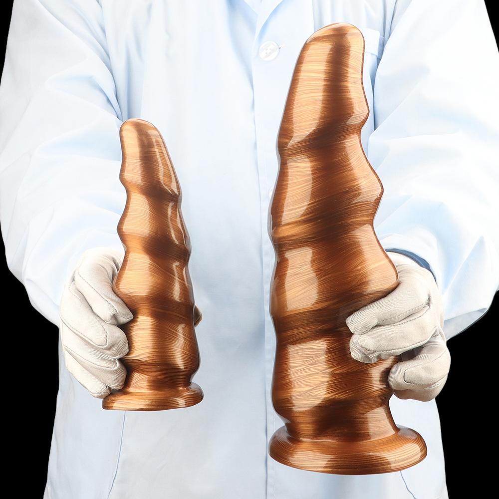 Gemischte Farbe PVC Dildo Buttplug Analmasturbatoren Sexspielzeug Realistischer Penis Strap-on Schwanz Fisting