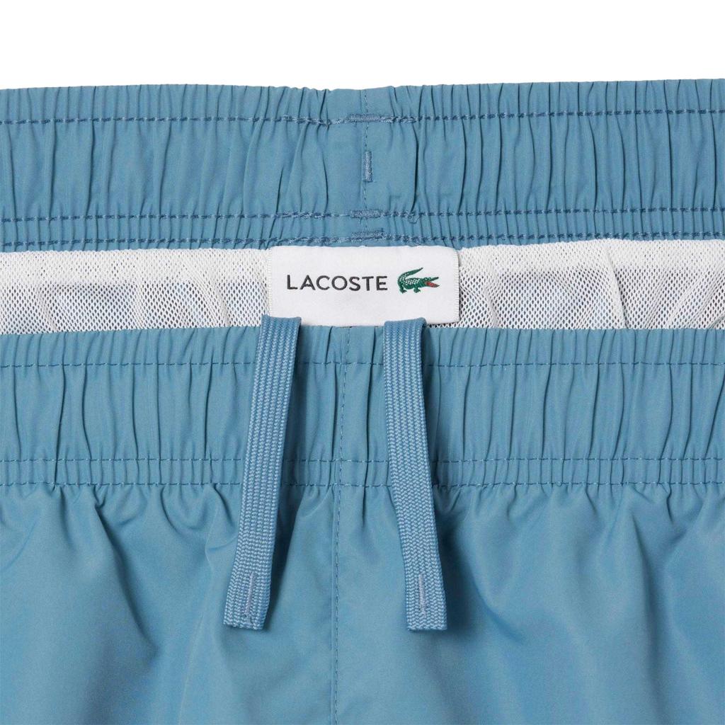 Lacoste Mens Brand Long Length Swimming Trunks