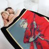 Hawkeye Riza - Poster Throw Blanket Retros Warm Wednesday Thermal Blankets