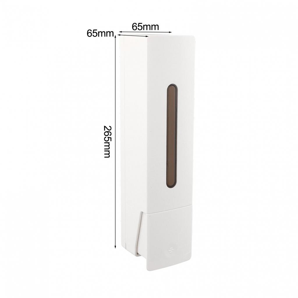 Aesthetic Touch Elegant White Black Wall Mount Soap Dispensing Solution