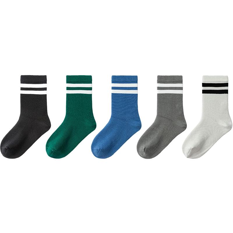 Balabala Kids' Spring/Autumn Mid-Calf Cotton Socks
