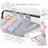 AYO Non-Slip Clothes Hangers, Multi-Function Storage, PVC with Special Rubber Coating, 50-Piece Set, Heavy-Duty, Multi-Functional, Non-Slip, Deformati