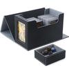 AWESOPAL Deck Case/Trading Card Case | New! Upgraded with Magnetic Holder | Display Window & Dice Tray | Holds 200 Double-Sleeved Cards | Fits 3" X 4